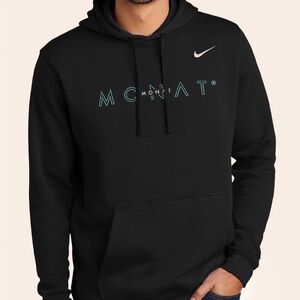MONAT NIKE HOODIE IN BLACK Sz Large Men Mindset is Everything